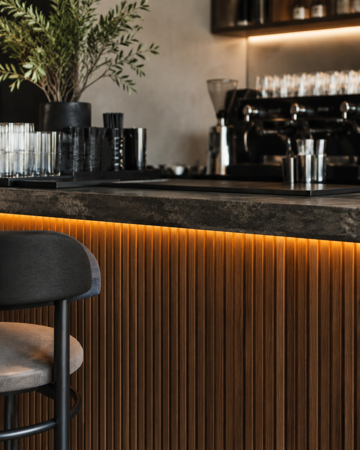 Bar tezgâhı detayı
